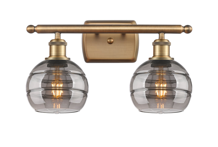 Innovations Lighting Rochester 6" Bath Vanity Light - Brushed Brass Vanity Lights Innovations Lighting   