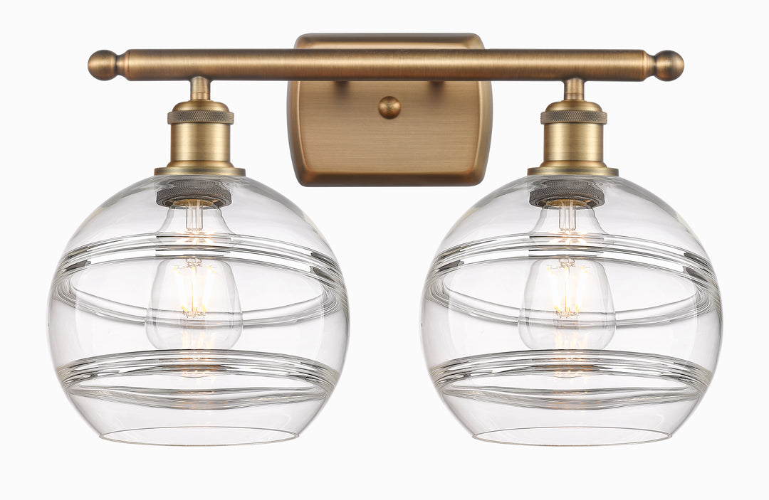 Innovations Lighting Rochester 8" Bath Vanity Light - Brushed Brass