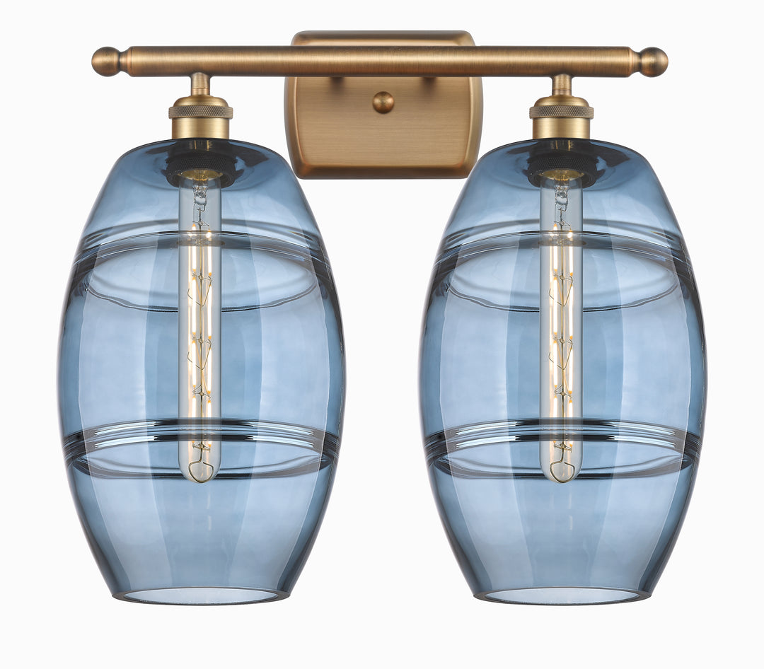 Innovations Lighting Vaz 8" Bath Vanity Light - Brushed Brass Vanity Lights Innovations Lighting   