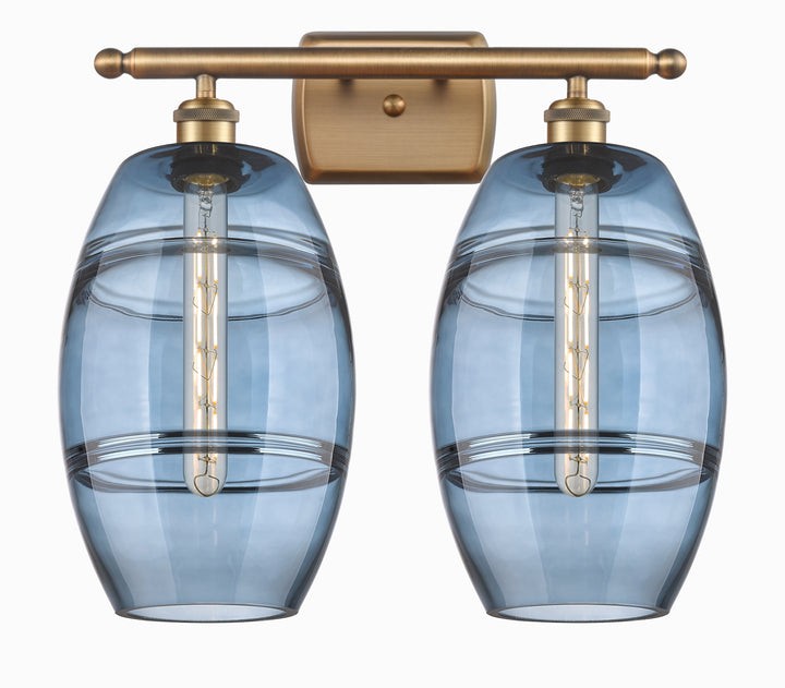 Innovations Lighting Vaz 8" Bath Vanity Light - Brushed Brass Vanity Lights Innovations Lighting   