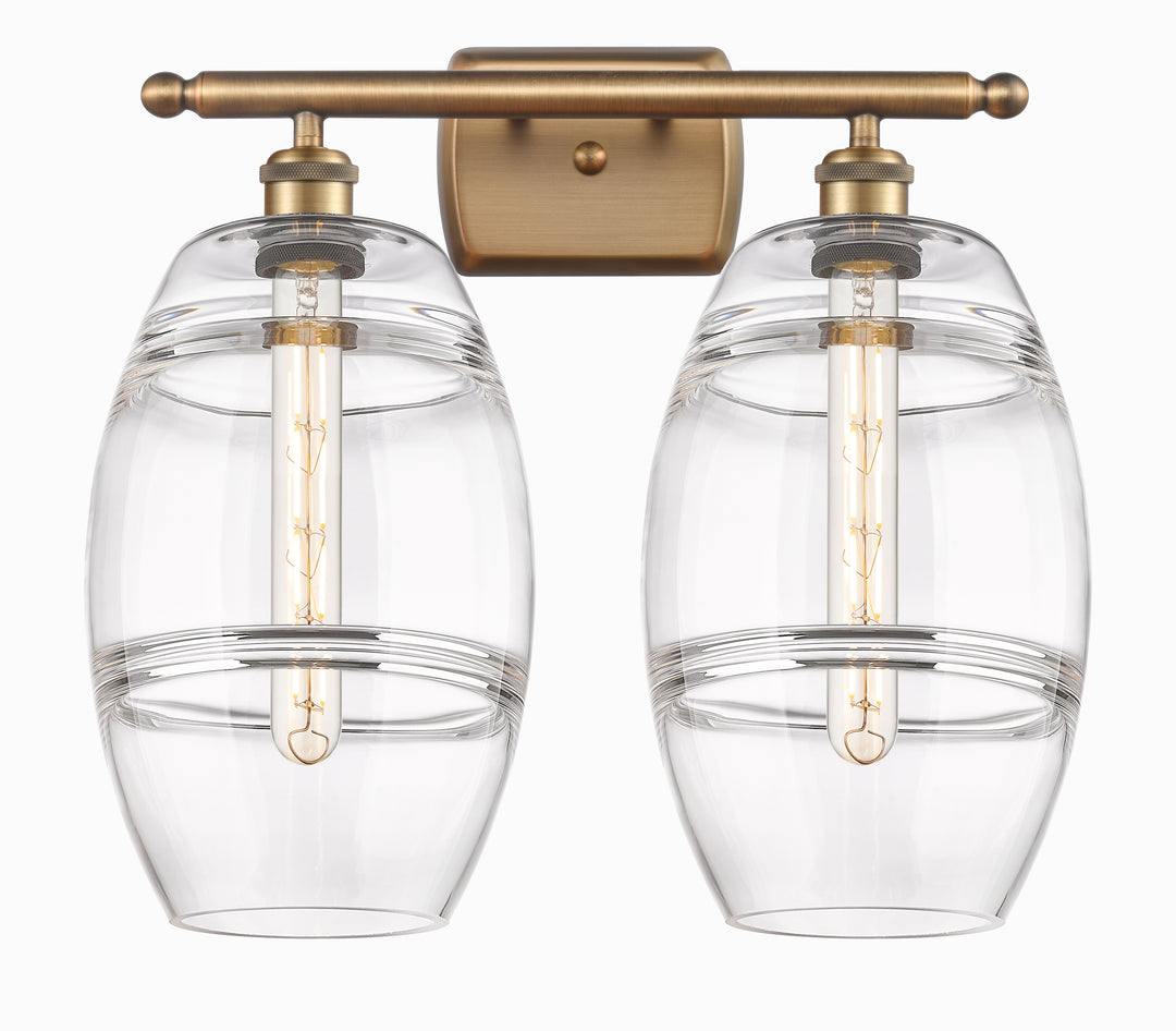 Innovations Lighting Vaz 8" Bath Vanity Light - Brushed Brass Vanity Lights Innovations Lighting   