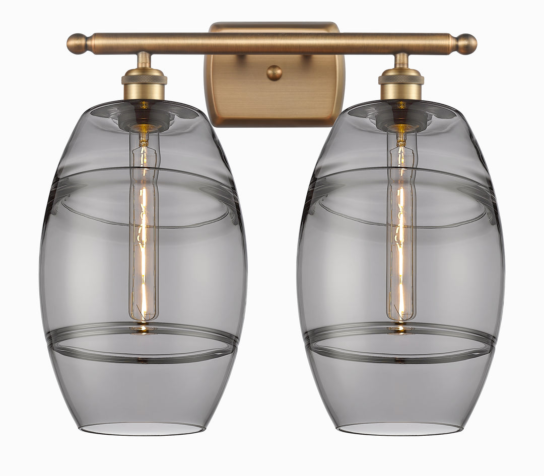 Innovations Lighting Vaz 8" Bath Vanity Light - Brushed Brass Vanity Lights Innovations Lighting   