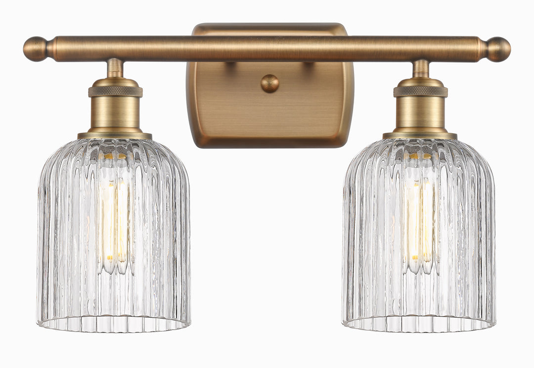 Innovations Lighting Bridal Veil 5" Bath Vanity Light - Brushed Brass Vanity Lights Innovations Lighting   