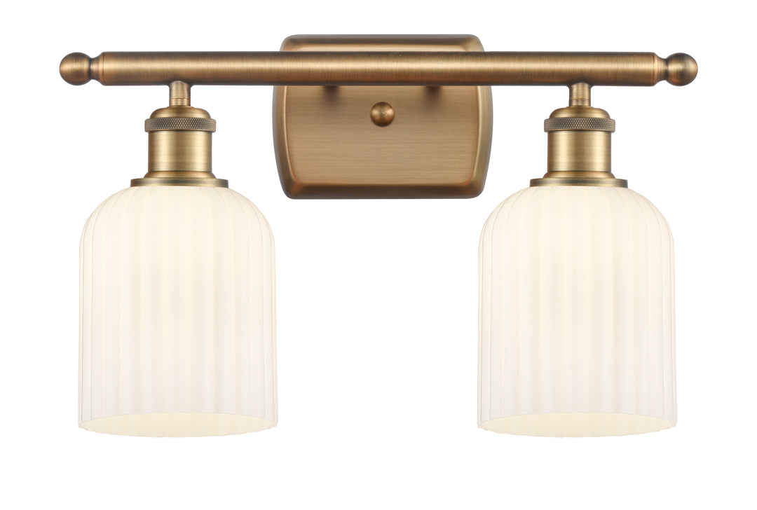 Innovations Lighting Bridal Veil 5" Bath Vanity Light - Brushed Brass Vanity Lights Innovations Lighting   