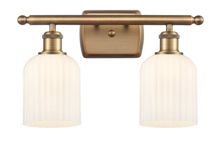 Innovations Lighting Bridal Veil 5" Bath Vanity Light - Brushed Brass Vanity Lights Innovations Lighting   