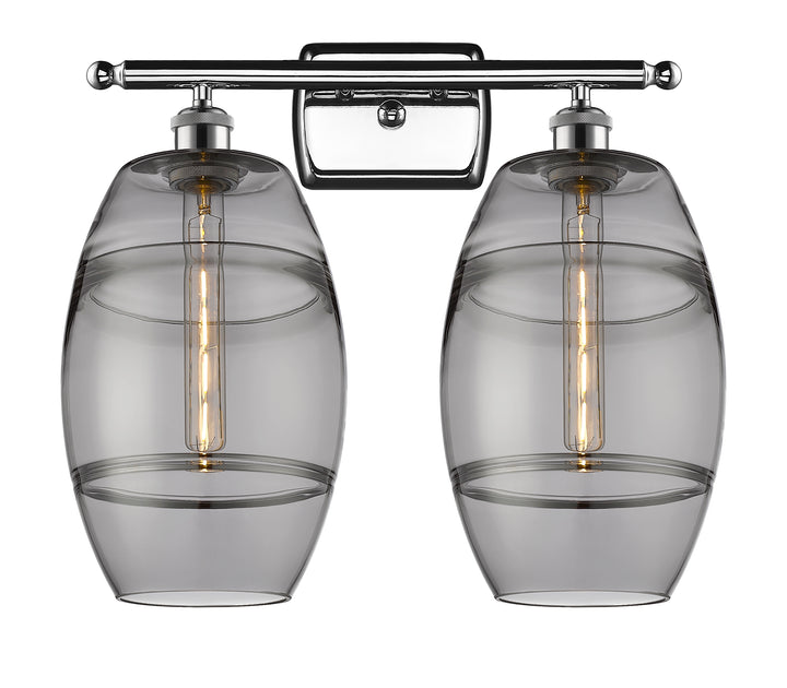 Innovations Lighting Vaz 8" Bath Vanity Light - Polished Chrome Vanity Lights Innovations Lighting   