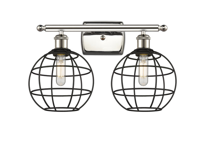 Innovations Lighting Lake Placid 8" Bath Vanity Light - Polished Nickel Vanity Lights Innovations Lighting   