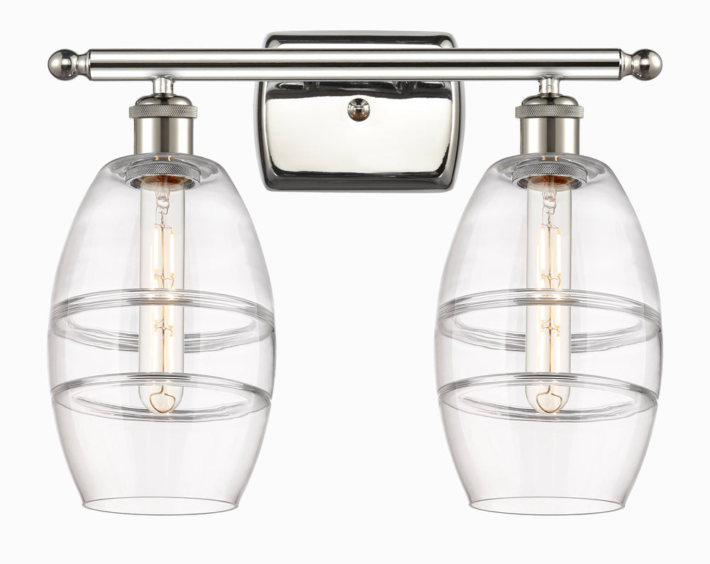 Innovations Lighting Vaz 6" Bath Vanity Light - Polished Nickel Vanity Lights Innovations Lighting   