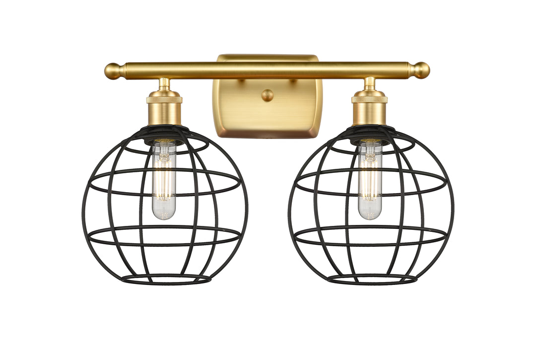 Innovations Lighting Lake Placid 8" Bath Vanity Light - Satin Gold Vanity Lights Innovations Lighting   