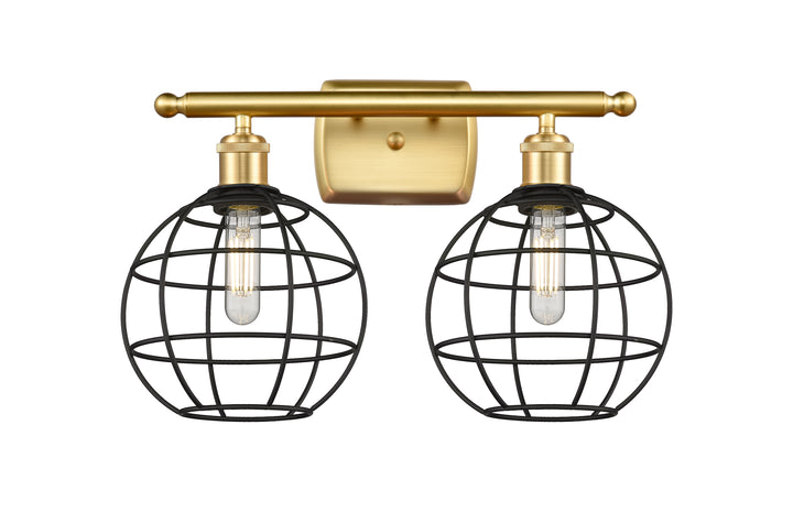 Innovations Lighting Lake Placid 8" Bath Vanity Light - Satin Gold Vanity Lights Innovations Lighting   