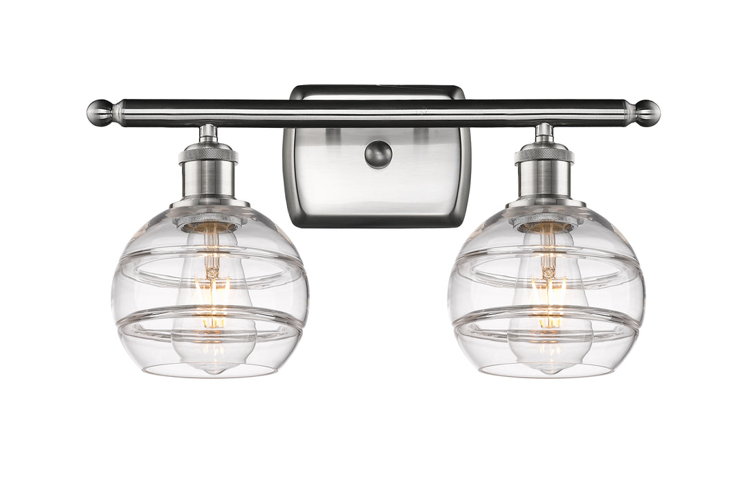 Innovations Lighting Rochester 6" Bath Vanity Light - Brushed Satin Nickel Vanity Lights Innovations Lighting   