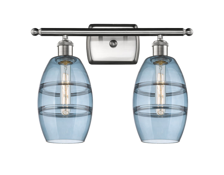 Innovations Lighting Vaz 6" Bath Vanity Light - Brushed Satin Nickel Vanity Lights Innovations Lighting   