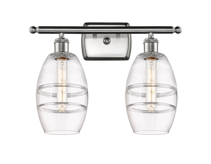 Innovations Lighting Vaz 6" Bath Vanity Light - Brushed Satin Nickel Vanity Lights Innovations Lighting   