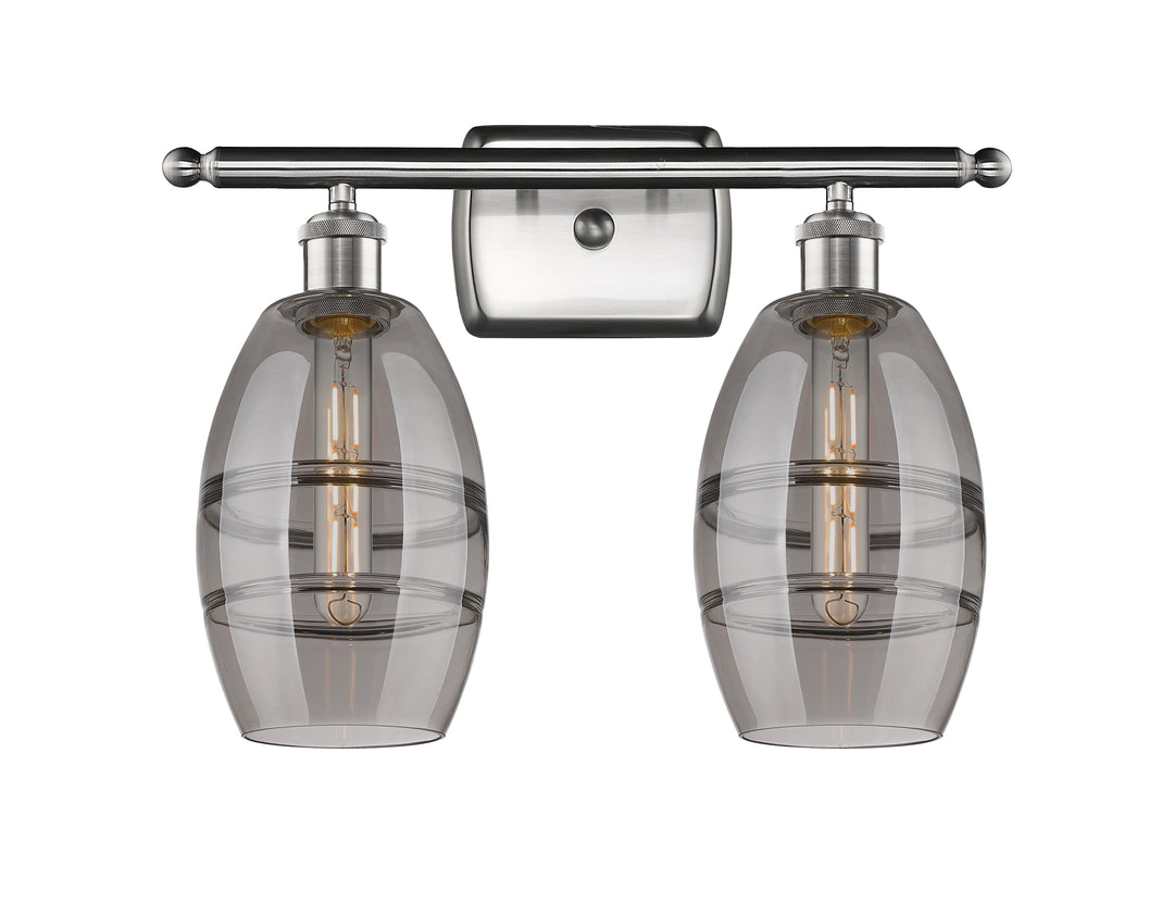 Innovations Lighting Vaz 6" Bath Vanity Light - Brushed Satin Nickel Vanity Lights Innovations Lighting   