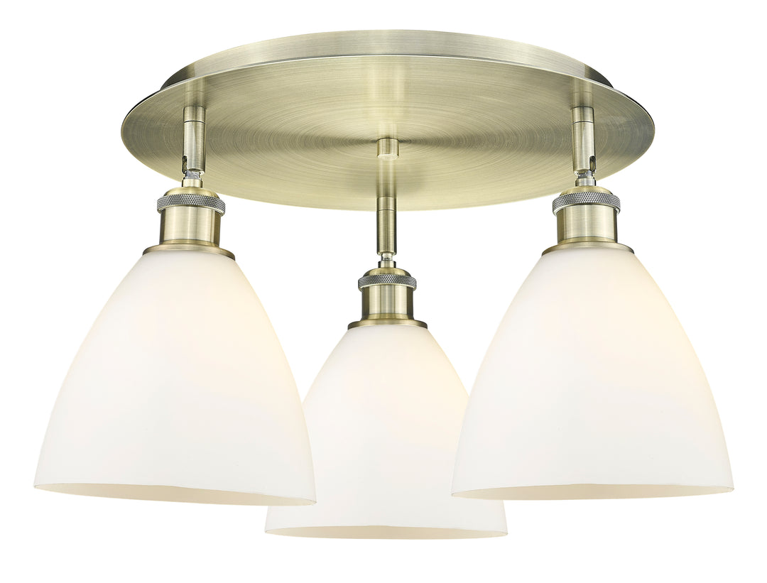 Innovations Lighting Bristol 7.5" Flush Mount - Antique Brass