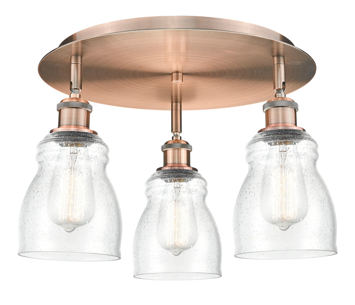 Innovations Lighting Ellery 5" Flush Mount - Antique Copper