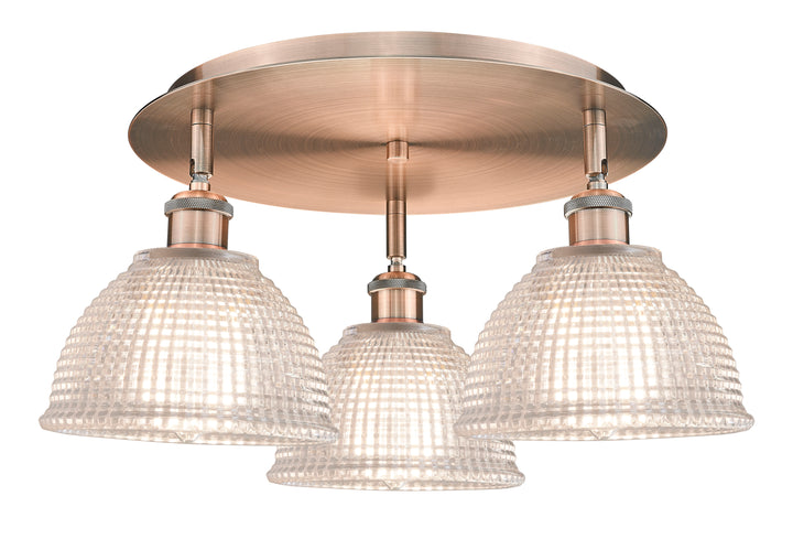 Innovations Lighting Arietta 8" Flush Mount - Antique Copper Ceiling Flush Mounts Innovations Lighting   