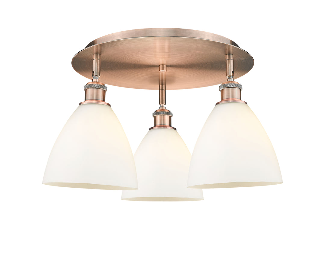 Innovations Lighting Bristol 7.5" Flush Mount - Antique Copper