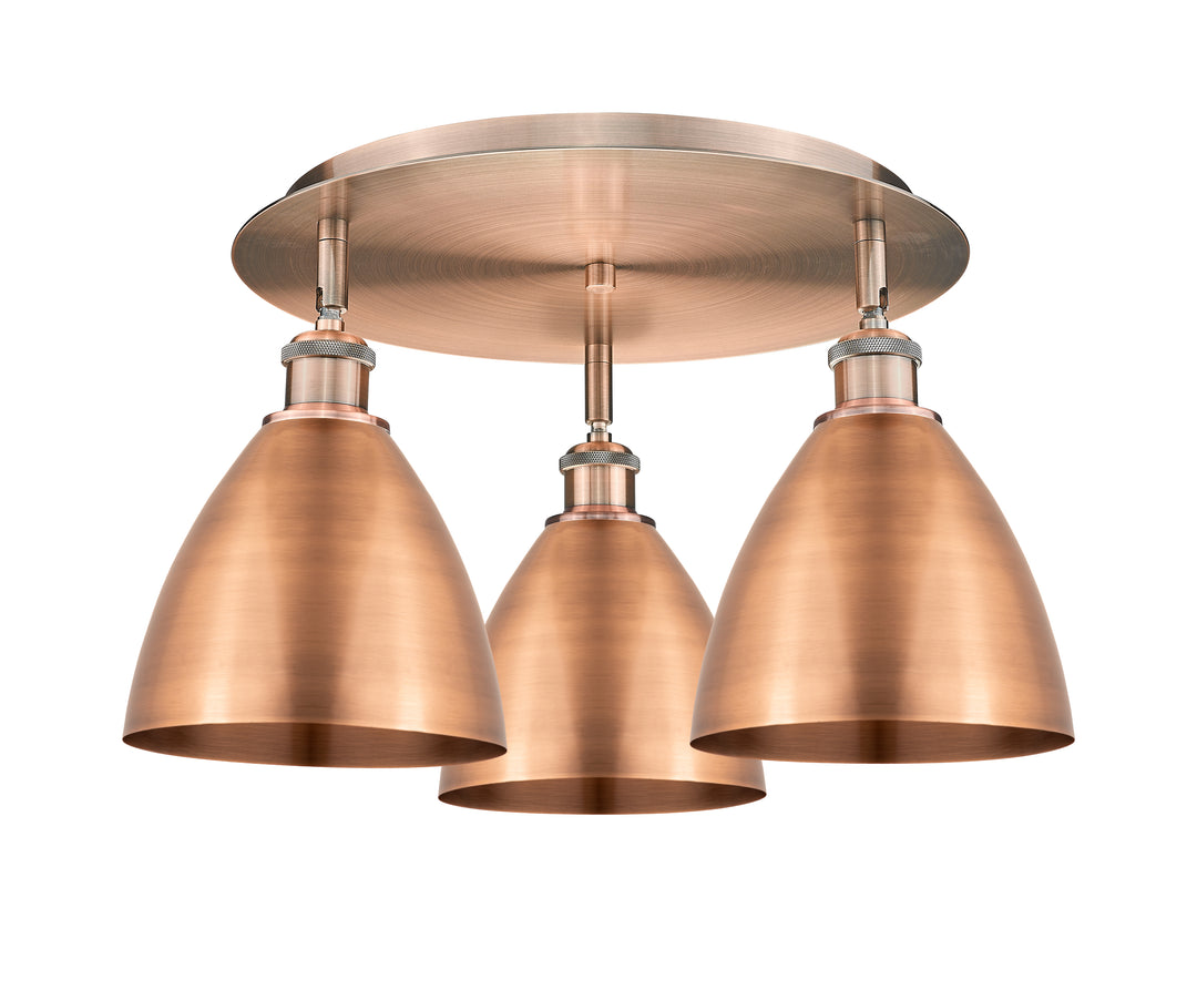 Innovations Lighting Bristol 7.5" Flush Mount - Antique Copper Ceiling Flush Mounts Innovations Lighting Default Title  