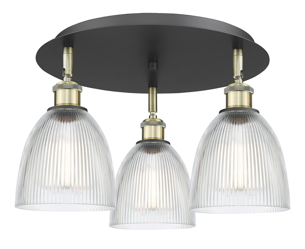 Innovations Lighting Castile 6" Flush Mount - Black Antique Brass Ceiling Flush Mounts Innovations Lighting   