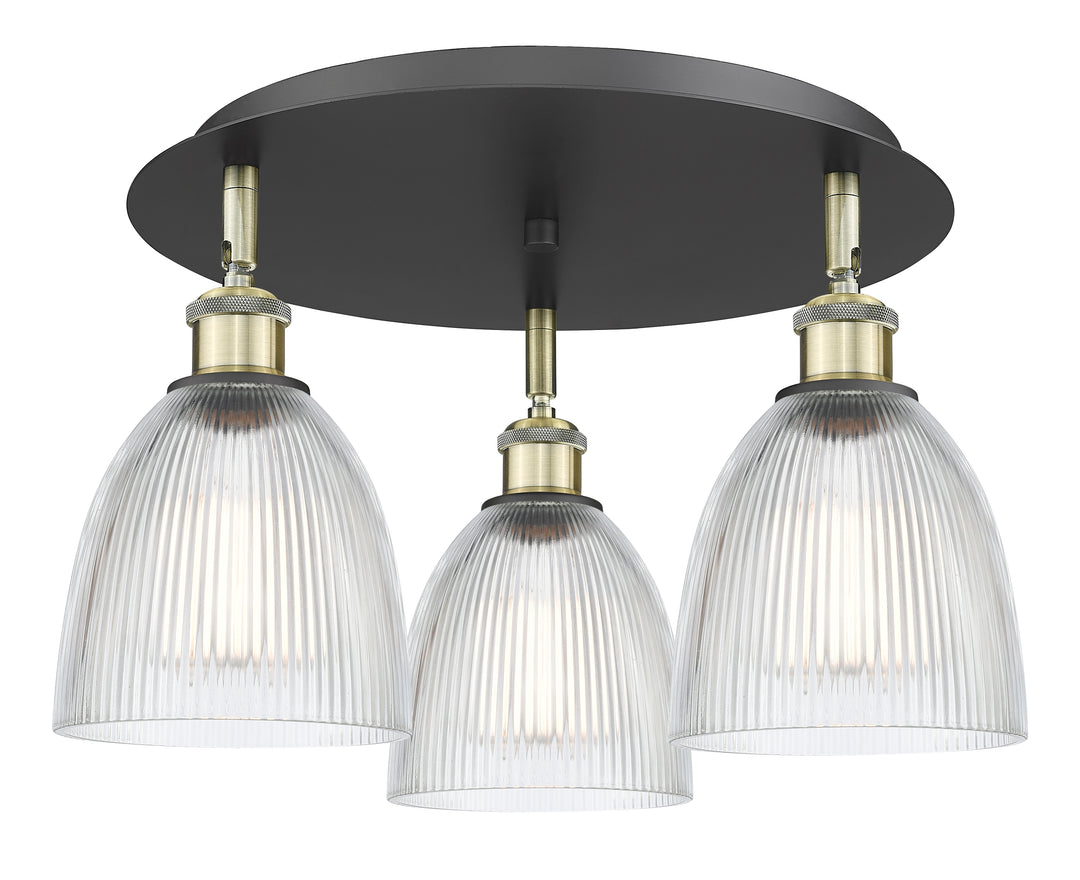 Innovations Lighting Castile 6" Flush Mount - Black Antique Brass Ceiling Flush Mounts Innovations Lighting   