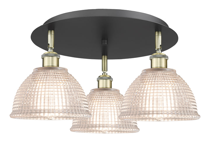 Innovations Lighting Arietta 8" Flush Mount - Black Antique Brass Ceiling Flush Mounts Innovations Lighting   