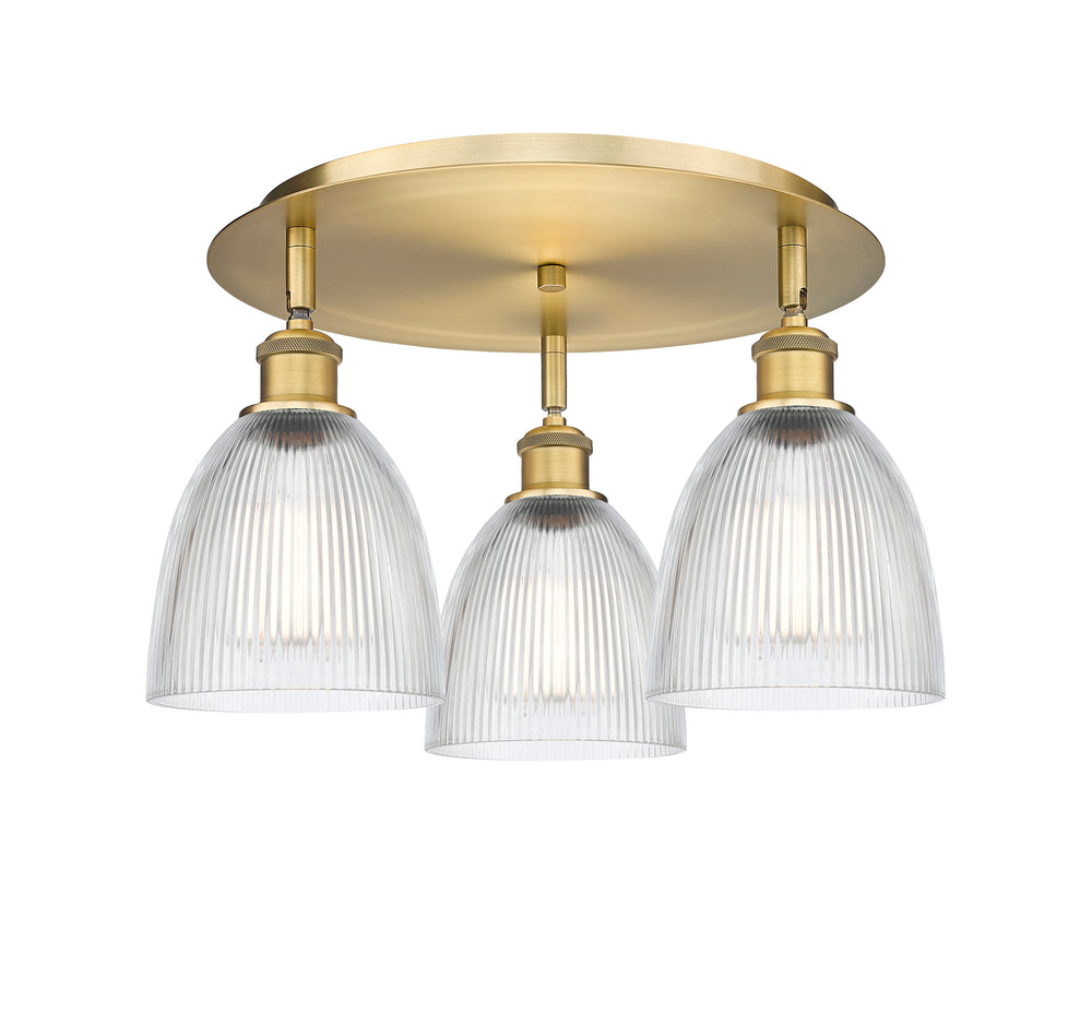 Innovations Lighting Castile 6" Flush Mount - Brushed Brass Ceiling Flush Mounts Innovations Lighting   