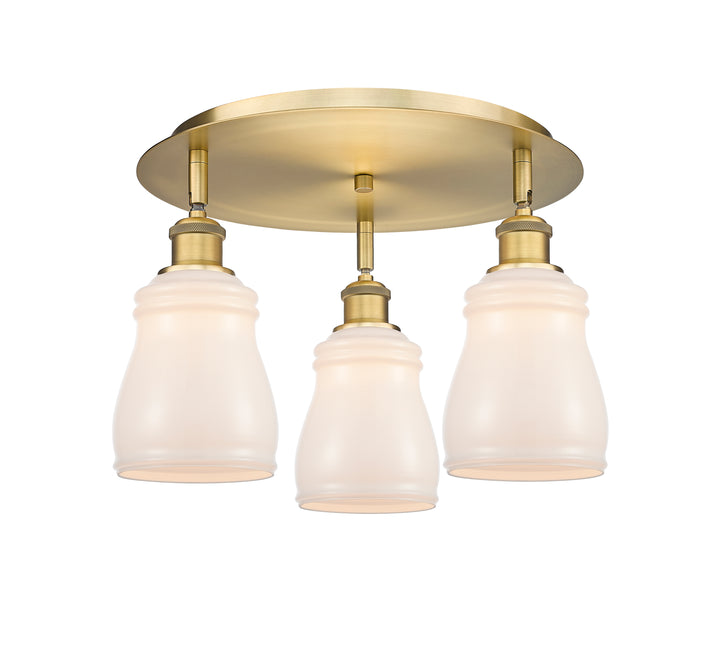 Innovations Lighting Ellery 5" Flush Mount - Brushed Brass