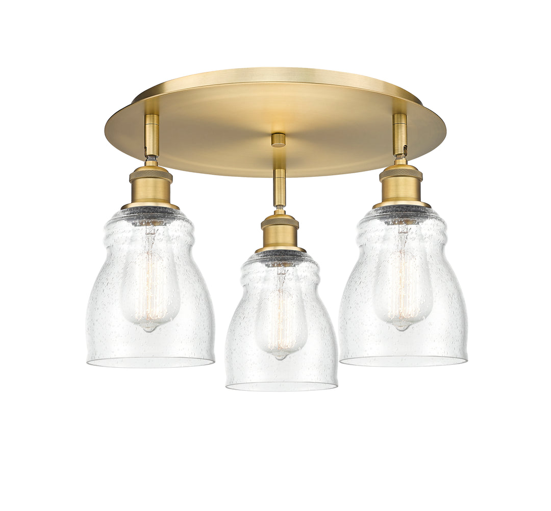 Innovations Lighting Ellery 5" Flush Mount - Brushed Brass