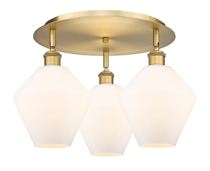 Innovations Lighting Cindyrella 8" Flush Mount - Brushed Brass