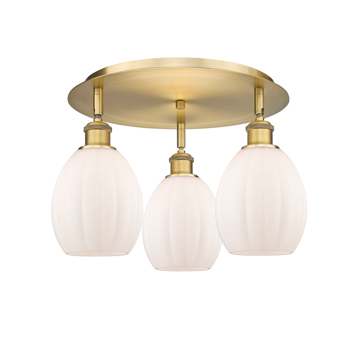 Innovations Lighting Eaton 5.5" Flush Mount - Brushed Brass