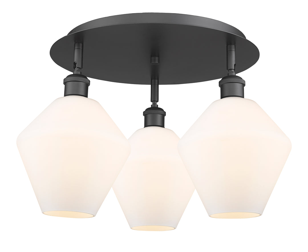 Innovations Lighting Cindyrella 8" Flush Mount - Matte Black