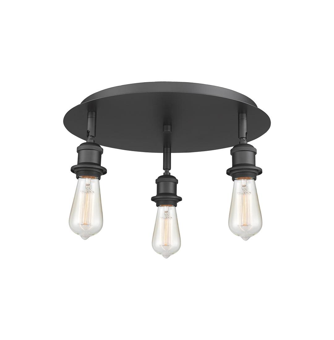 Innovations Lighting Ballston Flush Mount Ceiling Flush Mounts Innovations Lighting Matte Black  