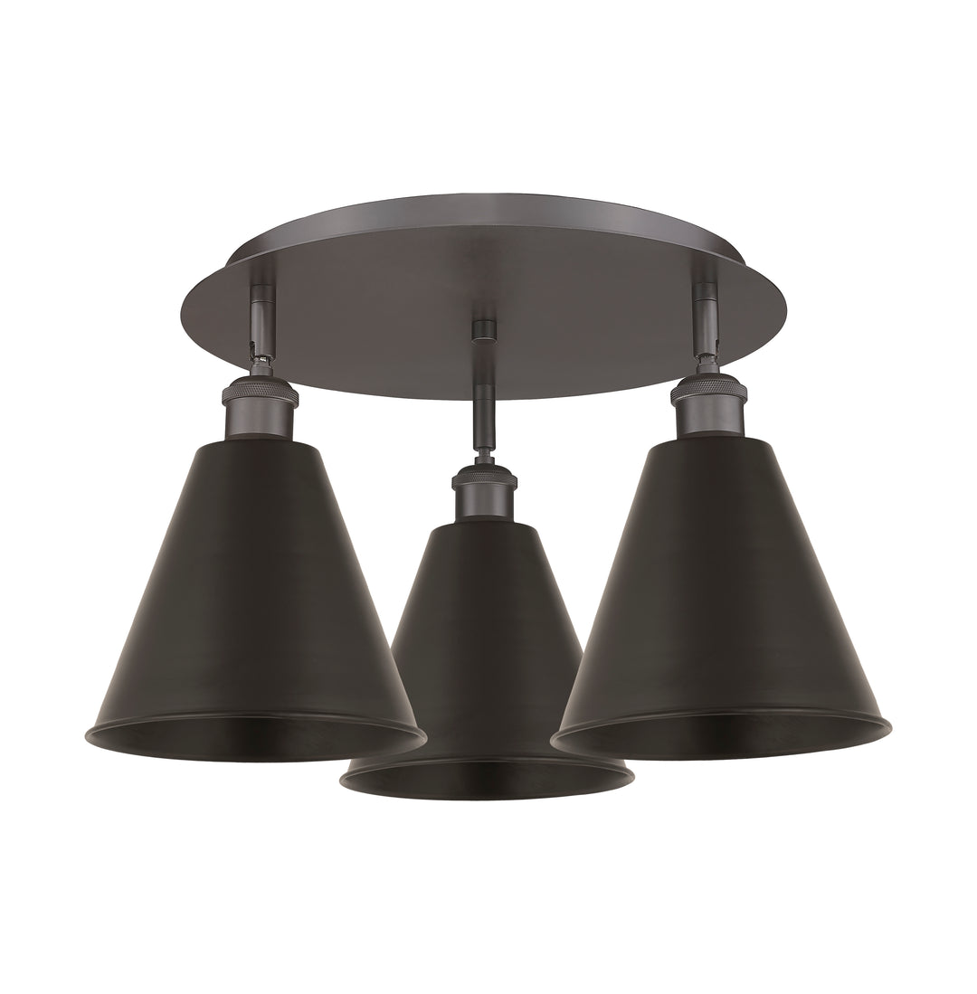 Innovations Lighting Berkshire Metal 8" Flush Mount Ceiling Flush Mounts Innovations Lighting Oil Rubbed Bronze  