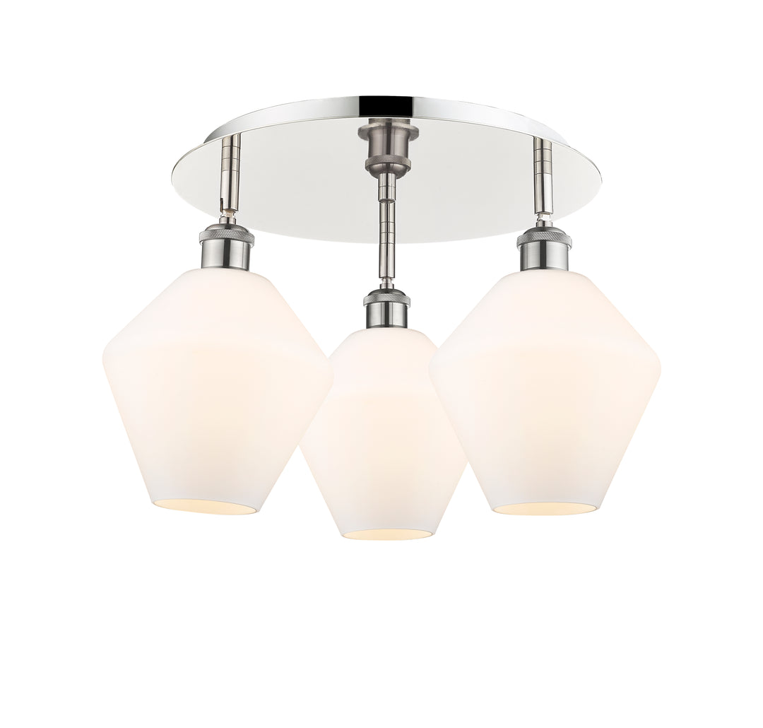 Innovations Lighting Cindyrella 8" Flush Mount - Polished Nickel