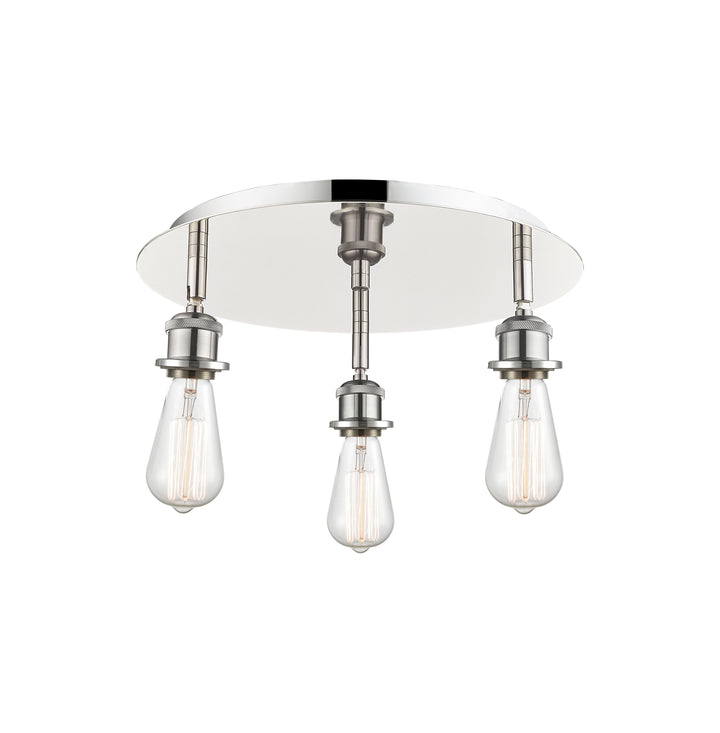 Innovations Lighting Ballston Flush Mount Ceiling Flush Mounts Innovations Lighting Polished Nickel  