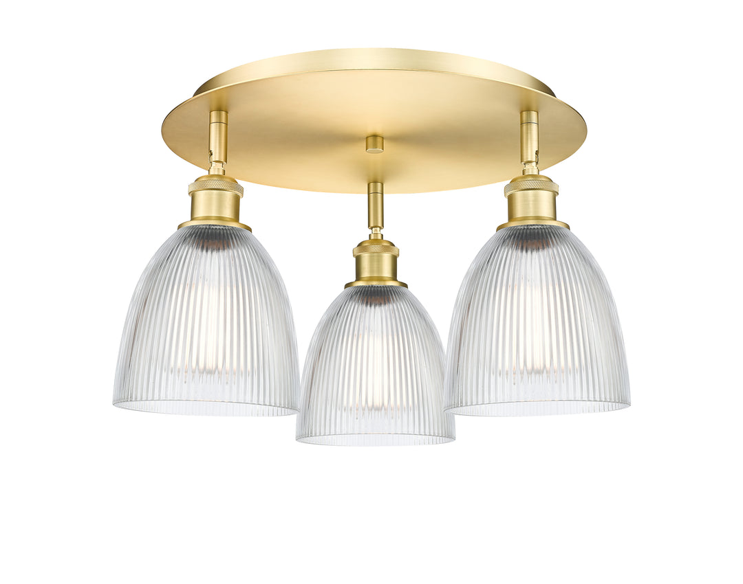 Innovations Lighting Castile 6" Flush Mount - Satin Gold Ceiling Flush Mounts Innovations Lighting   