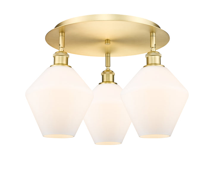 Innovations Lighting Cindyrella 8" Flush Mount - Satin Gold