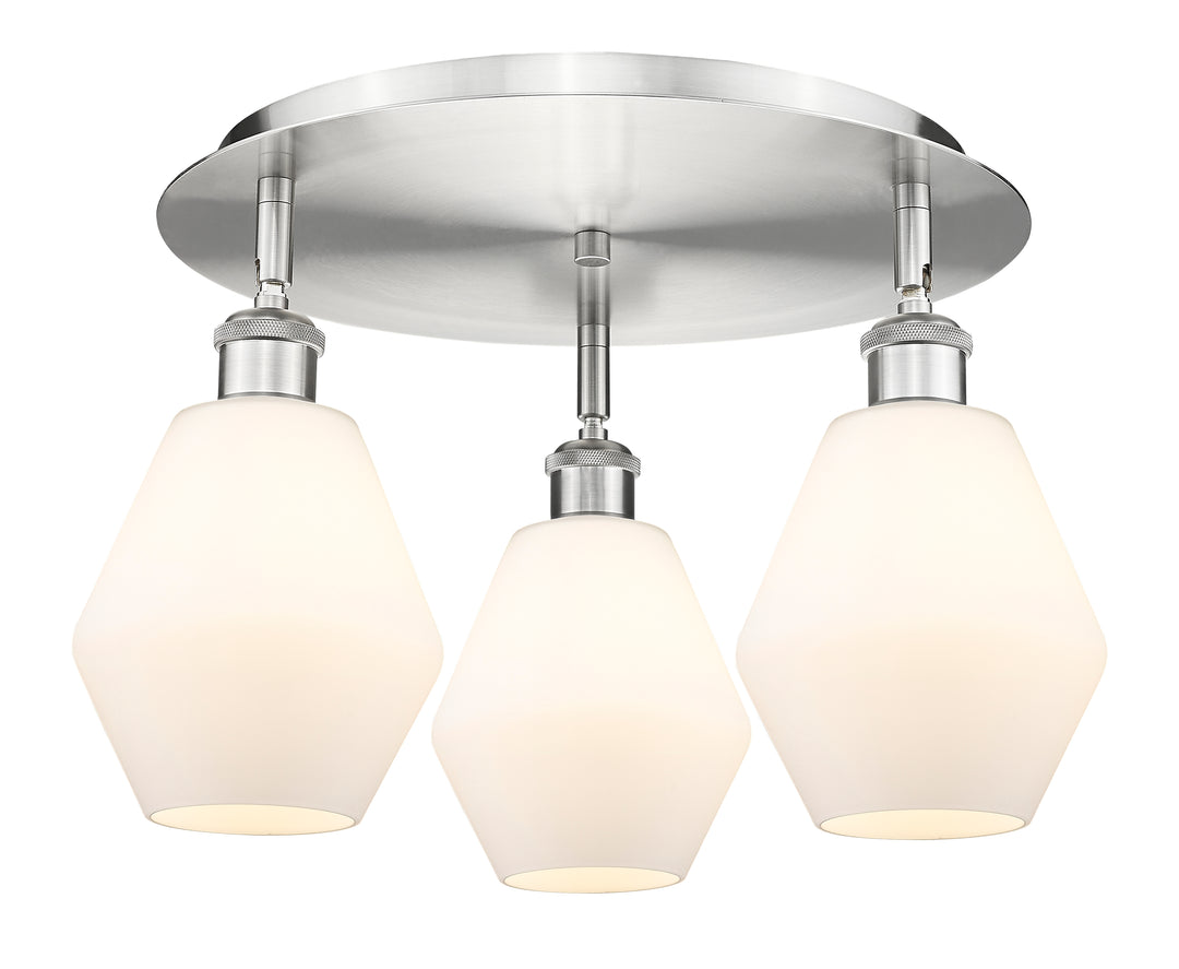 Innovations Lighting Cindyrella 6" Flush Mount - Satin Nickel