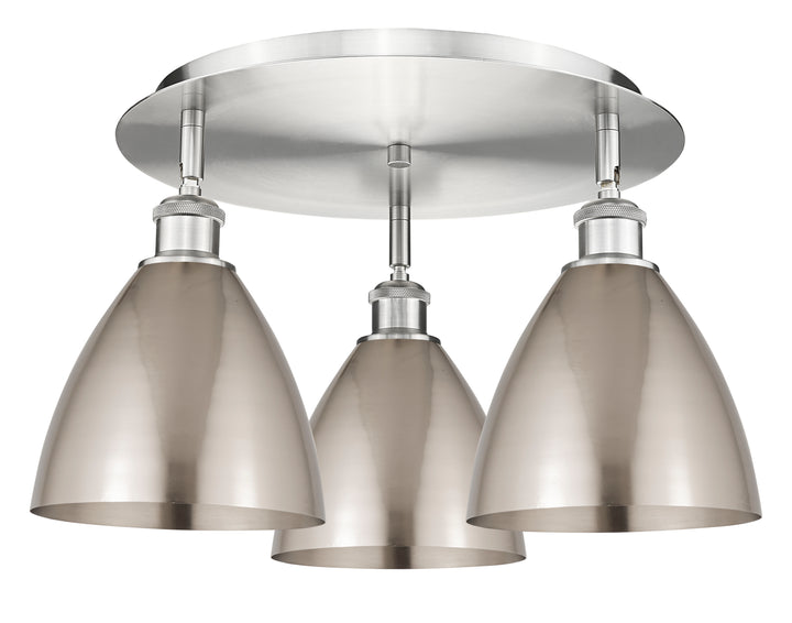 Innovations Lighting Bristol 7.5" Flush Mount - Satin Nickel Ceiling Flush Mounts Innovations Lighting Default Title  