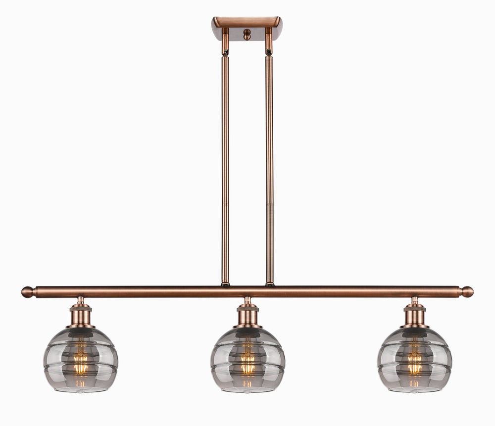 Innovations Lighting Rochester 6" Island Light - Antique Copper