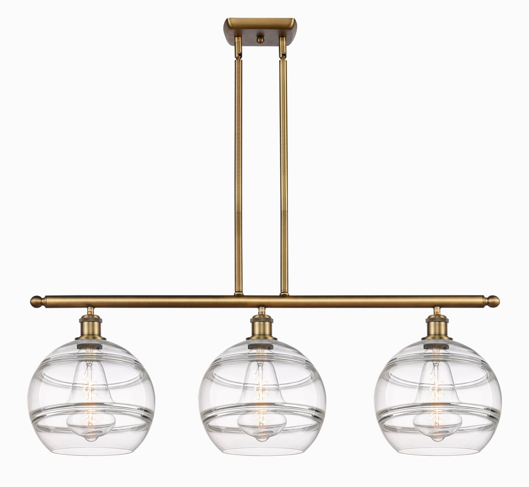 Innovations Lighting Rochester 10" Island Light - Brushed Brass