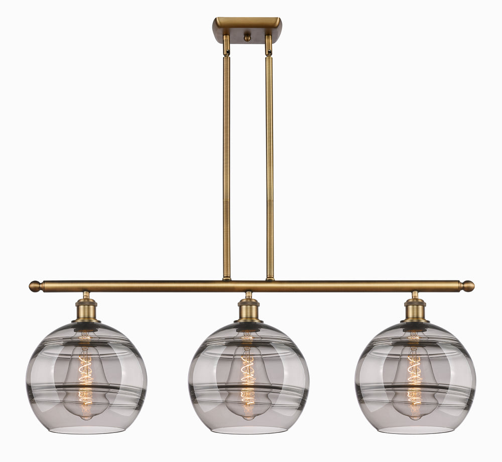 Innovations Lighting Rochester 10" Island Light - Brushed Brass