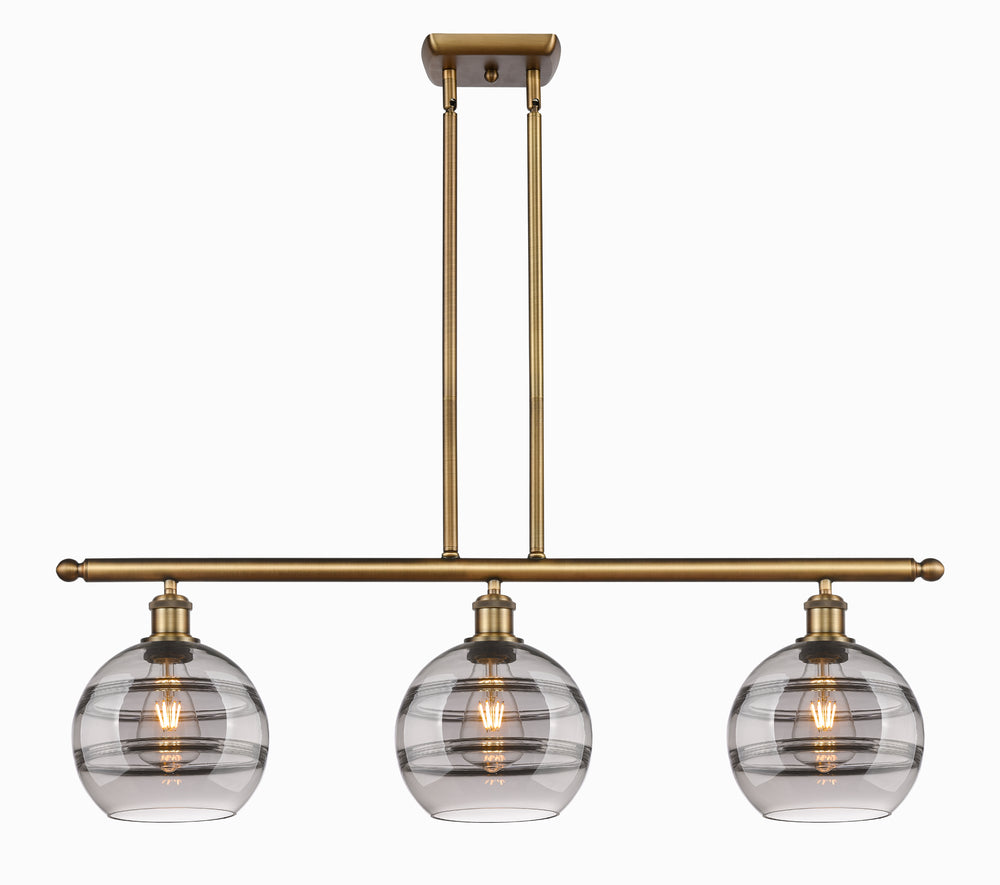 Innovations Lighting Rochester 8" Island Light - Brushed Brass