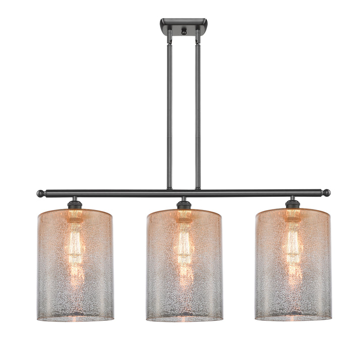 Innovations Lighting Cobbleskill 9" Island Light - Oil Rubbed Bronze Linear Chandeliers Innovations Lighting Mercury ; Glass Type: Mercury; Water  