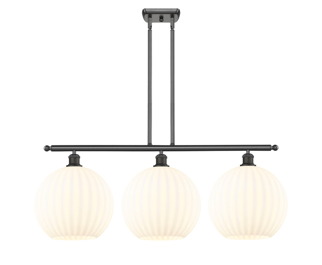 Innovations Lighting White Venetian 12" Island Light - Oil Rubbed Bronze