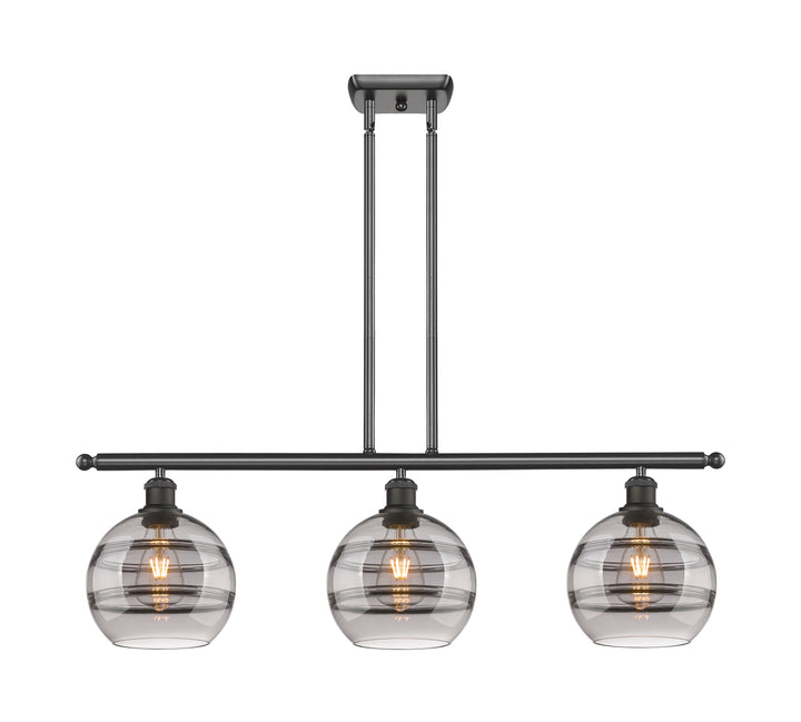 Innovations Lighting Rochester 8" Island Light - Oil Rubbed Bronze Linear Chandeliers Innovations Lighting   