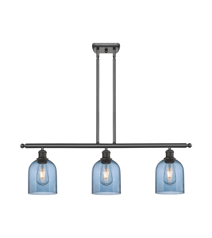 Innovations Lighting Bella 6" Island Light - Oil Rubbed Bronze Linear Chandeliers Innovations Lighting   