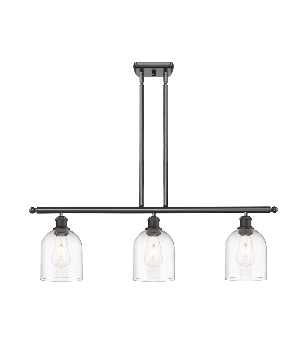 Innovations Lighting Bella 6" Island Light - Oil Rubbed Bronze Linear Chandeliers Innovations Lighting   