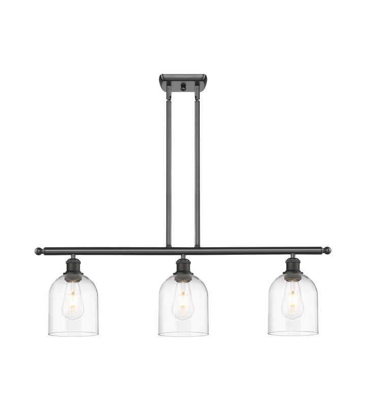 Innovations Lighting Bella 6" Island Light - Oil Rubbed Bronze Linear Chandeliers Innovations Lighting   